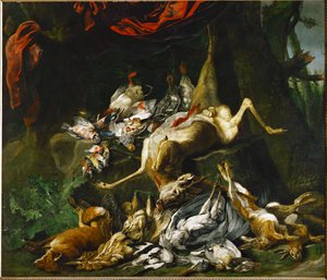 Still-life of Abundant Game by Jan Fyt