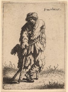 Beggar with a Wooden Leg by Jan Georg van Vliet