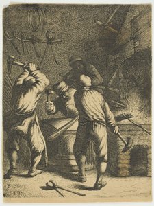 The Forge by Jan Georg van Vliet