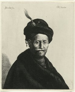 Bust of a Man with a Turban by Jan Gillisz. van Vliet