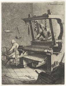 Weaver by Jan Gillisz. van Vliet