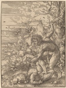 Cain Killing Abel by Jan Gossaert