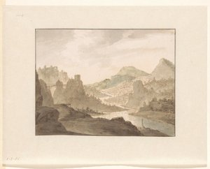 River Landscape by Jan Griffier (I)