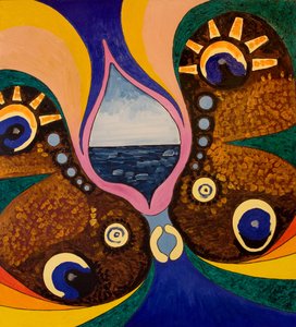 The Butterfly whispers: Today a child has been born to us, 2007 by Jan Groneberg
