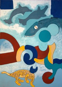 The Leopard Has a Blue Head