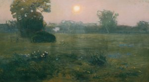Moonrise by Jan Grzegorz Stanisławski