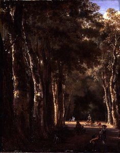 The Avenue by Jan Hackaert