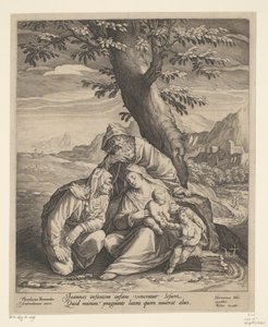 Holy Family with Elizabeth and John the Baptist by Jan Harmensz. Muller