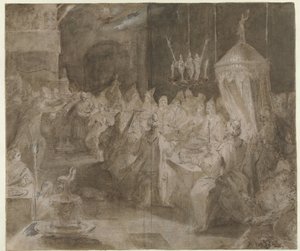 The Feast of Belshazzar by Jan Harmensz. Muller