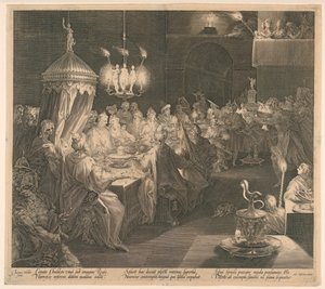 The Banquet of Belshazzar by Jan Harmensz Muller