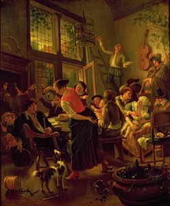 Family Meal by Jan Havicksz. Steen