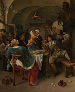 Family Scene by Jan Havicksz. Steen