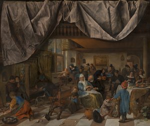 The Life of Man by Jan Havicksz. Steen