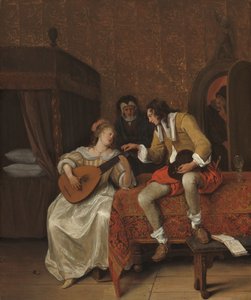 Ascagnes and Lucelle, The Music Lesson, 1667