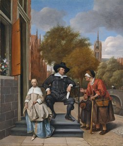 The Burgher of Delft and His Daughter, 1655