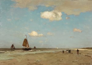 Beach Scene. 1887