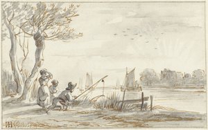 Summer River View by Jan Hulswit