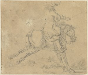 Rider on a Rearing Horse by Jan Jacobsz van der Stoffe