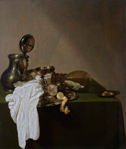 Breakfast with Pewter Pitcher