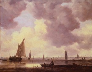 Boats by Jan Josephsz van Goyen
