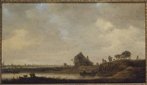 The Inn by the River by Jan Josephsz van Goyen