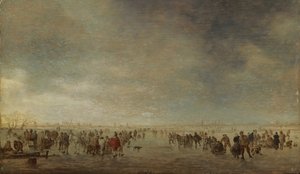 Skaters by Jan Josephsz van Goyen
