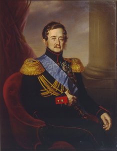 Portrait of Ivan Fyodorovich Paskevich, Count of Erivan, Viceroy of the Kingdom of Poland, 1845
