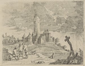 Landscape with Castle and Three Men