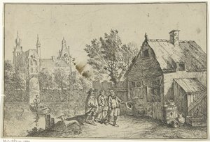 Farmhouse by the Water by Jan Lauwryn Krafft (I)