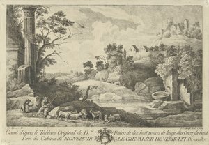 View of a Landscape with Shepherds
