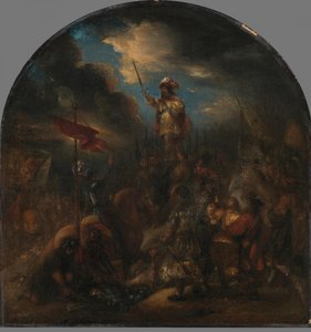 Brinio Raised on the Shield by Jan Lievens