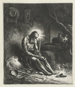 Saint Jerome by Jan Lievens