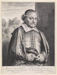 Joost van den Vondel by Jan Lievens