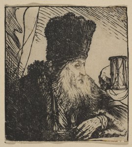 Philosopher with an Hourglass, 1620-74 by Jan Lievens