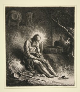 St. Jerome in Penitence by Jan Lievens