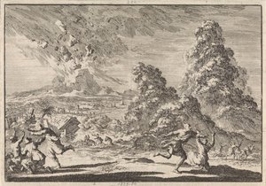 Earthquake in Ambon, 1674 by Jan Luyken