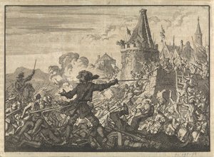 Repelled Assault on the Walls of Livron, Defended by the Huguenots, 1574