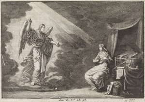Annunciation by Jan Luyken
