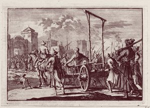 Stenka Razin Before the Execution in Moscow, 1698 by Jan Luyken