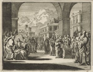 Generosity of the Poor Widow by Jan Luyken