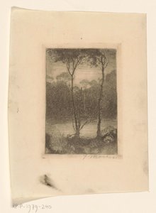 Two Trees by the Water