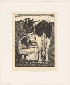 Milkmaid by Jan Mankes