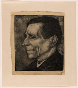 Father of Jan Mankes, Almost in Profile to the Left