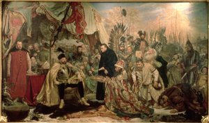Bathory at Pskov, 1872 by Jan Alojzy Matejko