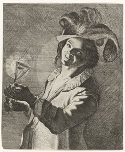Laughing Boy with a Glass in Hand
