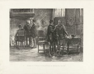 Meeting of Orange with Egmond at Willebroek, 1567 by Jan Mesker