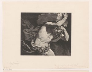 Sisyphus Carrying a Boulder Up the Hill by Jan Mesker