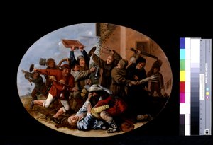 Battle Between Carnival And Lent by Jan Miense Molenaer