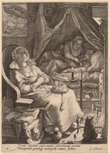 Night by Jan Pietersz Saenredam, after Hendrik Goltzius