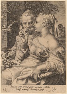 Taste by Jan Pietersz Saenredam after Hendrik Goltzius